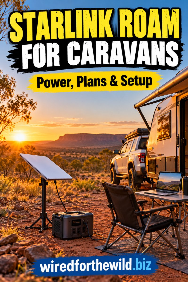 Starlink Roam for Caravans and 4WDs: Power, Plans and Setup